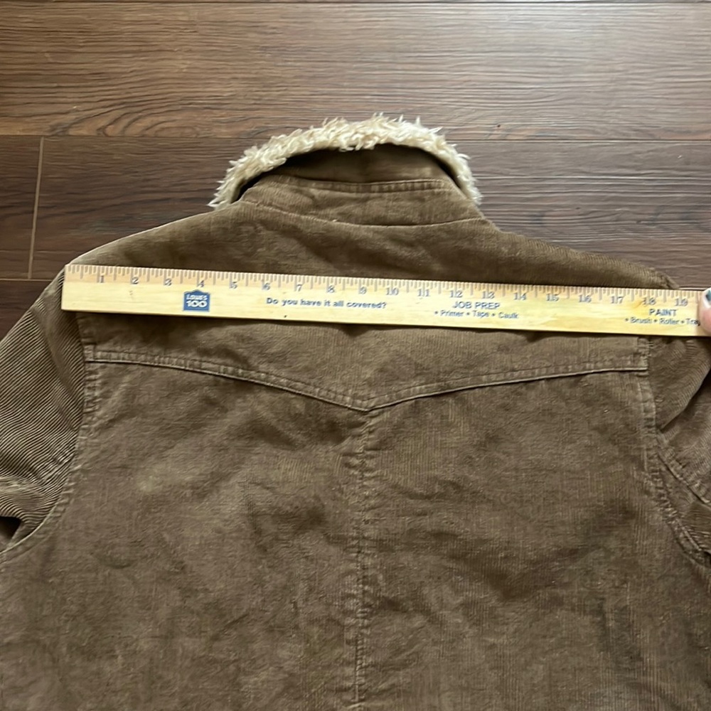 Braetan XL corduroy coat jacket Brown and tan warm office work school vacay - Picture 9 of 16